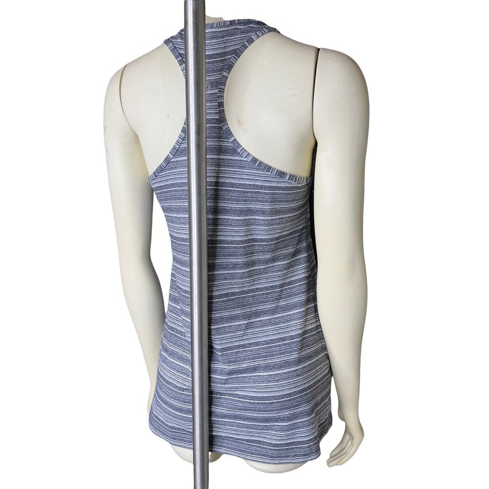 Lululemon Gray Striped Racerback Tank - Picture 3 of 5